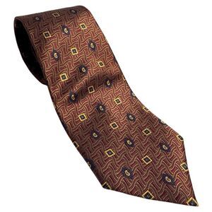 Robert Talbott Best Of Classโ Vibrant Luxury Mens Silk Tie HandSewn Geometric
